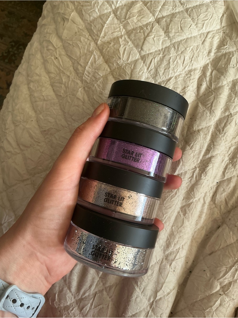 Makeup for ever Loose Glitter Set - Purple, Silver, Gold, Gray